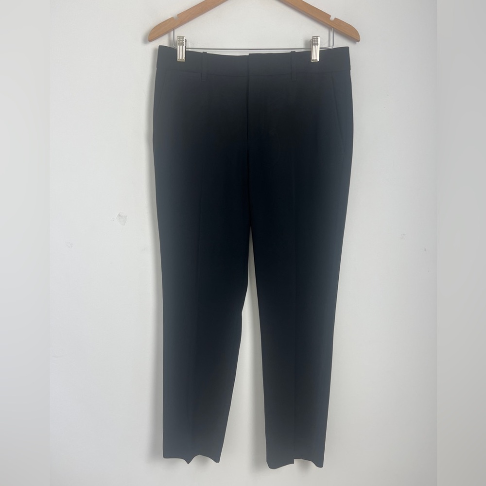 Vince Women's Size 10 Black Tailored Ankle Tapered Trouser‎ Pants